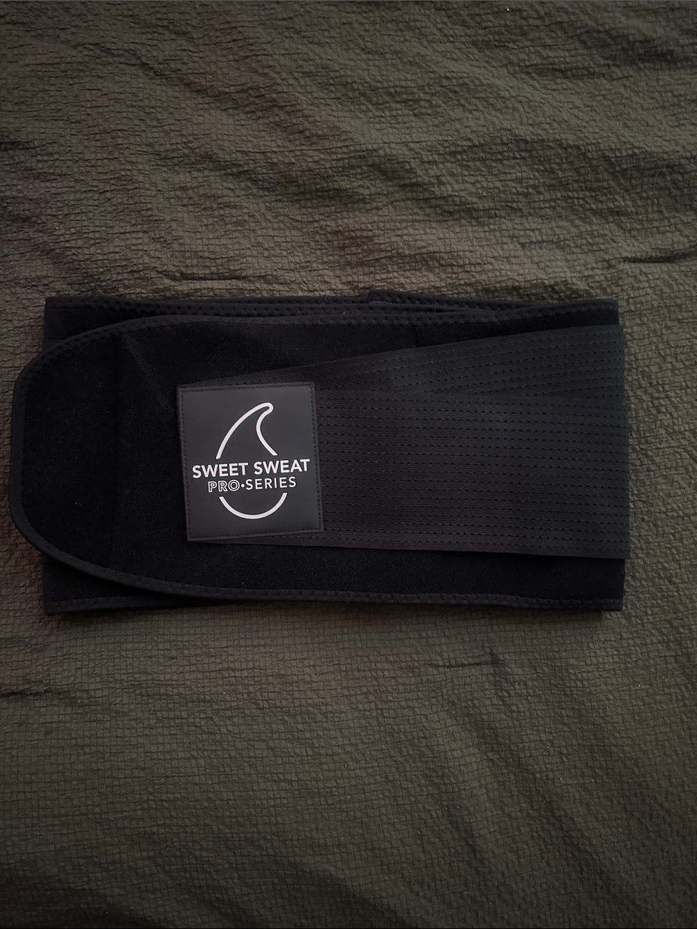 Sweet Sweat Black Waist Trimmer Belt XL/XXL